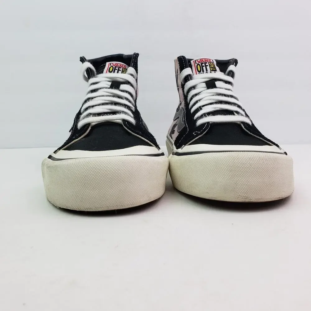 Vans Sk8-Hi 138 Decon Womens Sz 9.5 Mens Sz 8 Summer Leaf Pink Sneaker Shoes